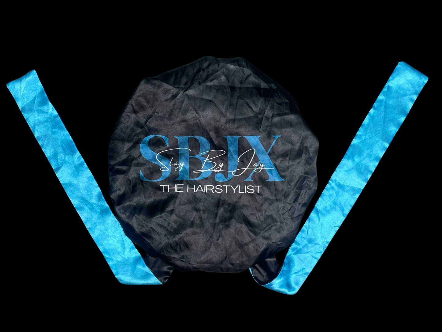 Satin Bonnet With Adjustable Wraps