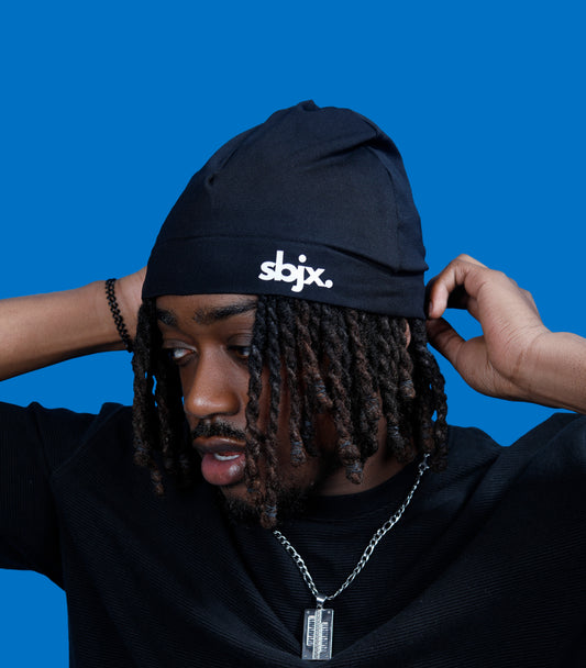 Satin Lined Skull Cap - Black